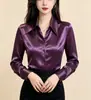 Camisa Elegante Estilo Francês Âmbar Fluida Manga Longa 2026 Outono Nova Moda Temperamento Emagrecedora Valorizadora para Mulheres