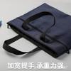 Logotipo Imprimible Bolso Maletín de Negocios de Moda Bolso para Archivos Impermeable Bolso de Oficina de Gran Capacidad Estéreo Bolso para Información
