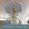 Panel de luz PU decoración de techo estilo francés combinación esquina de techo floral decoración de candelabro floral diseño de techo floral en relieve flor de techo