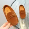 Zapatos tipo mocasín para niños de estilo británico, zapatillas para bebés para caminar en interiores con suelas de goma, mocasines para niños y niñas, zapatos para niños para primavera