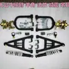 Kit de Go-Kart Buggy de Playa Suspensión Delantera Modificada Brazo Oscilante Brazo de Control Freno de Disco Mangueta Brida Conjunto de Amortiguador