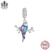 Evelle Serie Natural Animal Pájaro Libélula Combinación de Colgantes Joyería de Plata de Ley s925 Venta al por mayor Cuentas Accesorios para Mujer