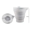 Ferramenta faça você mesmo copo de medição de silicone vela gesso cola de gotejamento copo de medição de ajuste com escala copo de silicone dobrável retrátil