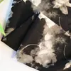 Vestido Camisola Suave de Satén con Tela de Bufanda, Estampado Clásico Tie-Dye Tela para Ropa de Mujer Fabricante