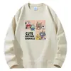Suéter Pesado Gola Redonda Masculino Primavera e Outono 2024 Moda Nova para Estudantes Solto Tamanho Plus Camisa Básica Casual Top