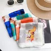 Pañuelo de seda retro británico para mujer, versátil y ligero, adecuado para viajes y fotografía, pañuelo para la cabeza con protección solar, bufanda decorativa para el cuello