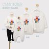 Ropa a juego para madre e hija 2026 Otoño e Invierno Nuevas Sudaderas para Eventos Deportivos Escolares Ropa de Alto Nivel para Padres e Hijos Uniformes de Clase para Actividades Grupales Infantiles