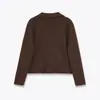 Ropa de Mujer al por Mayor Transfronteriza 2025 Nuevo Estilo Otoño Moda Callejera Relajada Chaqueta de Punto Elegante