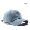 Boné de Beisebol Estilo Coreano Estilo Japonês Feminino Cor Sólida Aba Leve Jeans Casal Boné de Beisebol Outdoor Proteção Solar Masculino Boné com Aba