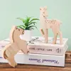 Enfeites de Cavalo de Tróia, Pequenos Cavalos de Madeira de Brinquedo, Decorações para Quarto Infantil, Artesanato em Madeira, Presentes, Personalização de Fábrica