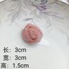 Tela Hecho a Mano Rosa Accesorios DIY Material Seersucker Accesorios de Flores Pequeñas Accesorios para el Cabello Accesorios para Ropa