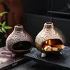Incensário de Cerâmica Transfronteiriço Suporte para Palo Santo Bandeja Queimadora para Madeira Sagrada Peruana