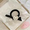 Diadema Retro de Perlas Accesorios para el Cabello Goma Elástica Lazo para el Cabello de Mujer Cuerda para el Cabello de Gama Alta Adorno para Cola de Caballo