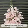 Arreglos de Flores Artificiales Rosas para Bodas, Decoraciones de Boda, Montaje de Escena de Boda, Arte Floral y Arreglos de Flores para Pasillo