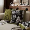 Almofada Decorativa Vintage de Alta Qualidade Estilo Francês, Almofada Decorativa Verde com Atmosfera Retrô para Sala de Estar, Capa de Almofada de Luxo Leve para Cama