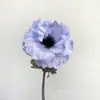 Flor de Papoula de Haste Única Flor Artificial Papoula de Veludo Flor Falsa Decoração de Sala de Estar em Casa Decoração de Flor de Casamento Adereço de Buquê