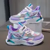 Zapatos de papá para niños Zapatos deportivos para niñas Nuevos zapatos casuales elegantes para niñas para primavera y otoño Zapatos ligeros impermeables para correr para estudiantes