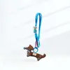 Lanyard Cuadros Cachorro Lindo Colgante para Mochila Llavero de Coche Decoración de Muñeca Colgante para Bolso de Estudiante