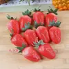 Modelo de Bloque de Fruta Simulada Fresa Plátano Manzana Mango Pitahaya Cubitos Partículas de Kiwi Amarillo Adornos Accesorios de Comida y Juego