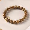 Sândalo Antigo Zen Contas de Círculo Único Sândalo 8mm Pulseira de Mão de Círculo Único Contas de Sândalo Verde Anel de Corrida Tianling Misto