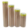 Pintura de coche Cubierta de papel Kraft Película protectora anti-penetración Decoración Cubierta de pintura Papel protector a prueba de polvo Venta al por mayor