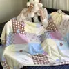 Manta de leche transfronteriza, manta Faleirong, manta de sofá de ocio, manta de siesta para dormitorio y oficina, manta de aire acondicionado de comercio exterior
