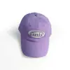 Gorra de Béisbol Roja Bordada con Letras Amis para Niñas con Diseño de Ala Ancha, Adelgazante Facial, Algodón Puro, Gorra Suave Cómoda con Visera Curva para Hombres