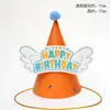 Envío Gratis Empaque Individual Sombrero de Cumpleaños Sombrero de Fiesta Sombrero Puntiagudo Sombrero de Fiesta para Bebés y Niños Sombrero para Pastel