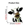 Simulación de Ventas Directas Transfronterizas Pegatinas de Pared de Animales Lindos Ventana de Vidrio Diseño Festivo Autoadhesivas Impermeables Decorativas Pegatinas de Pared