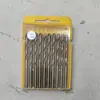 Broca helicoidal de vástago recto M35 totalmente rectificada, Acero inoxidable con recubrimiento amarillo, Acero de alta velocidad con contenido de cobalto, Completamente nueva al por mayor 3.5/4.2/6/8