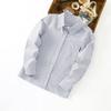 Camisa Listrada Infantil de Primavera Meninos e Meninas Camisa Listrada Multicolorida de Primavera e Outono Meninos Primavera Manga Longa Listrada
