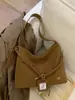 Bolsa Retrô de Grande Capacidade Estilo Coreano 2025 Nova Moda Bolsa Tote de Alto Valor Textura Bolsa de Ombro Diária para Mulheres