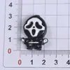 Acessórios de Resina de Fantasma e Abóbora de Halloween Desenho Animado Enfeites DIY Acessórios de Cabelo Chaveiro Pequenos Pingentes Charms para Tamanco DIY