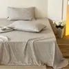 Lençol de cama de gaze dupla camada 100% algodão estilo vintage, modelo novo 2026, roupa de cama lavável para dormitórios estudantis e quartos principais