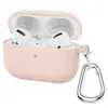 Capa de Silicone para Fone de Ouvido AirPods Pro2 Pro3 com Gancho, Adequada para a Capa de Fone de Ouvido Bluetooth Sem Fio Anti-Queda da Apple, 3ª Geração