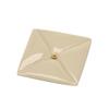 Porta incienso cuadrado simple de cerámica para el hogar, pequeño, porta incienso, bandeja para incienso, mesa de té, adornos de aromaterapia, accesorios para ceremonia del té