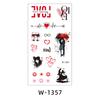 Zhengxiang Transfronterizo Nuevos Stickers de Tatuaje de Dibujos Animados Impermeables Stickers de Tatuaje para el Día de San Valentín Lindo Tatuaje Temporal Amazon