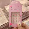 Adesivos de Unha Sanrio para Crianças, Arte de Unha Fofa e Divertida, Peças de Unha para Estudantes, Peças de Unha Doces, Unhas Vestíveis para Crianças