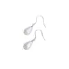 Estilo Retro Tendencia Nacional Gota de Agua Perla Geométrico Ganchos para Orejas de Plata de Ley S925, Lujo Ligero, Gama Alta, Dulce, Suave, Temperamento Femenino