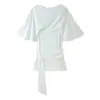 Ropa de Mujer Europea Americana AliExpress Venta Caliente Moda Parche de Lentejuelas Tejido Patchwork Espalda Hueca Vestido