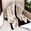 Bufanda de Seda Estilo Coreano Lunares Bufanda de Moda Bufanda Cuadrada de Sarga 90cm Simple Lujo Ligero Elegante Protector Solar Chal Pañuelo para la Cabeza para Mujeres