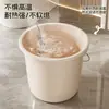 Cubo de Plástico, Cubo Transparente para Almacenamiento de Agua, Cubo Espesado para Baño, Cubo Portátil para Dormitorio de Estudiante, Lavandería Doméstica, Capacidad Extra Grande