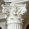 GRG Corintio Europeo Flor y Hoja Tridimensional Decoración Tallada Superior de Columna de Villa Capital Tamaño Personalizable