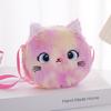 Bolso Cruzado de Peluche Infantil Transfronterizo Monedero de Gato Regalo de Vacaciones para Estudiante de Primaria Bolso de Dibujos Animados Creativo Venta Caliente