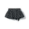 Europeo y Americano 2025 Primavera Nuevo Estilo Cintura Adelgazante Look Lunares Halter Casual Top Camiseta + Falda Corta