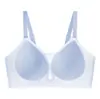 Ropa Interior de Verano Ultraligera Sin Costuras para Mujer, Copa Transpirable Invisible Sin Costuras, Sin Aro de Acero, Soporte Suave, Sujetador Push-Up para Recoger los Pechos Laterales