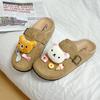 Zuecos Pantuflas Retro Birkenstock para Mujer 2025 Primavera y Otoño Nuevo Estilo Slip-On Estilo Literario Modernos Versátiles Zapatos Birkenstock
