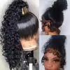 Touca de renda frontal 13x 4 peruca frontal de renda peruca europeia e americana cabelo liso indiano