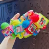 Llavero Original Micrófono de Grabación Mini Crayon Shin-Chan Juguete Sonoro Divertido para Aliviar el Estrés Colgante para Bolso Decoración
