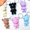 Chaveiro Pingente de Caixa Surpresa Tendência Estilo Desenho Animado Japonês Brinquedo Fofo para Estudantes Figura de Silicone Pequeno Presente para Barracas